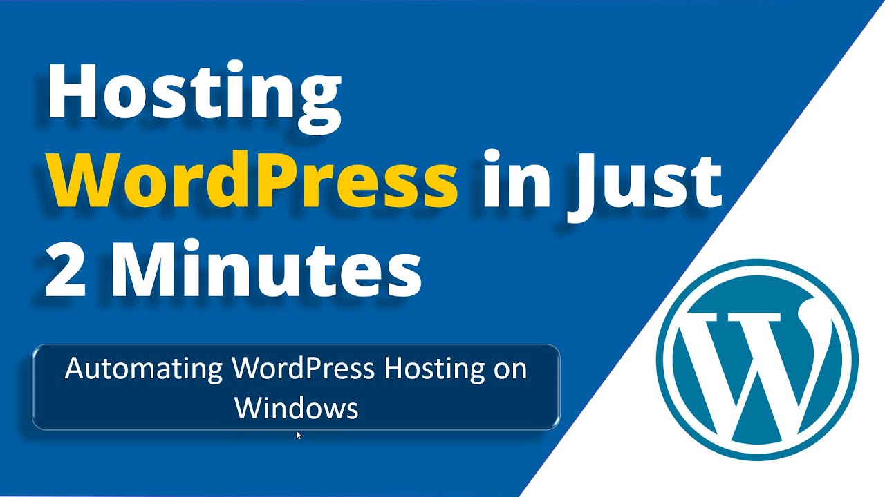 Hosting WordPress w zaledwie 2 minuty | Szybki hosting WP