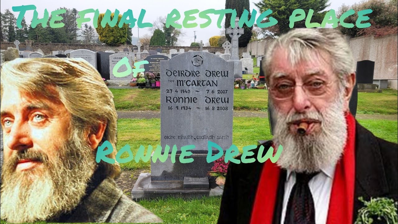 The final resting place of Ronnie Drew