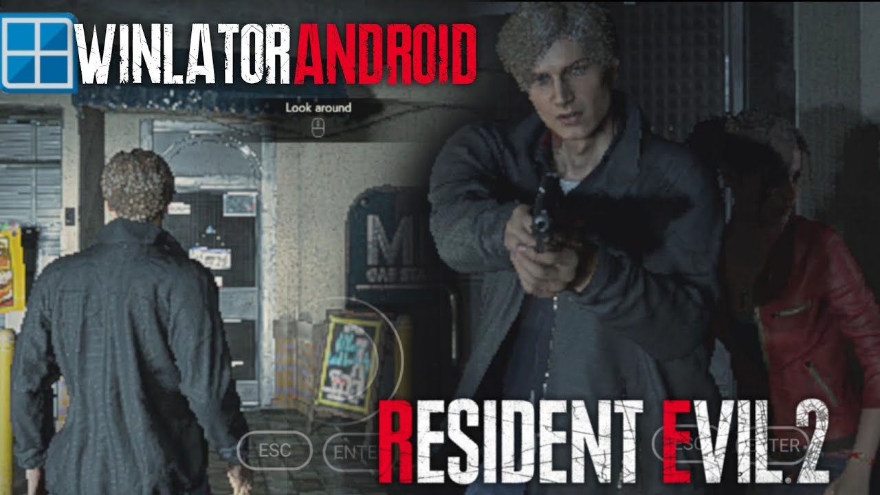 Resident Evil 2 Remake on Winlator Android Gameplay Test Snapdragon 778G Settings Offline