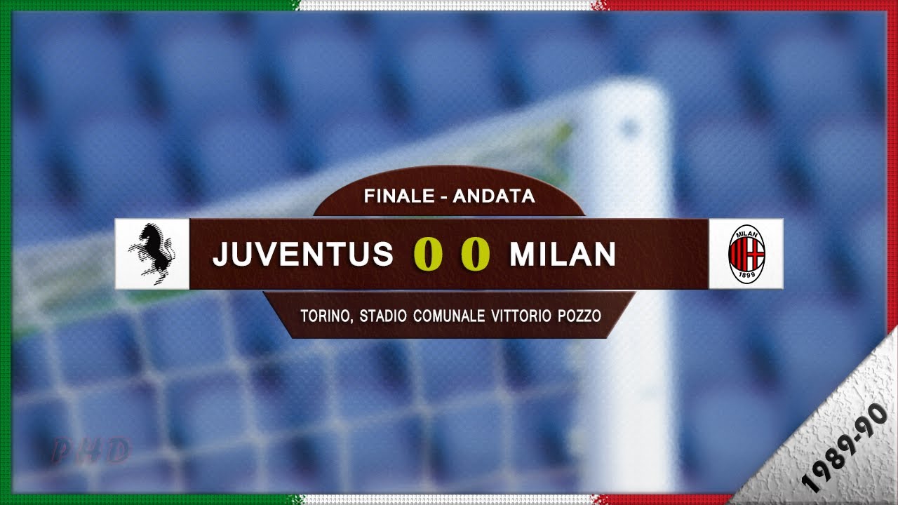 Coppa 1989-90, Final, Juventus - AC Milan