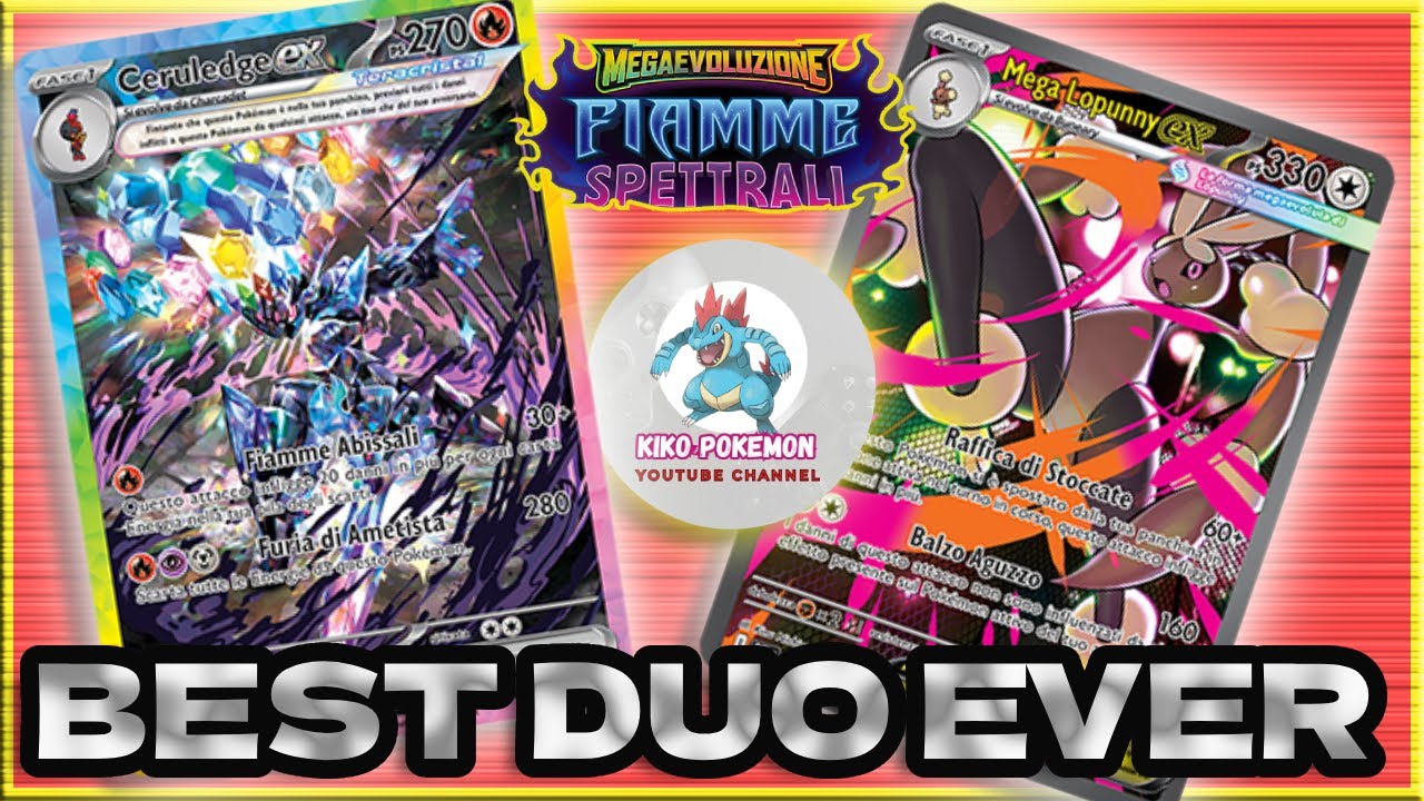 Combo Devastante Ceruledge ex & Mega Lopunny ex Il MIGLIOR DUO di Sempre! � 