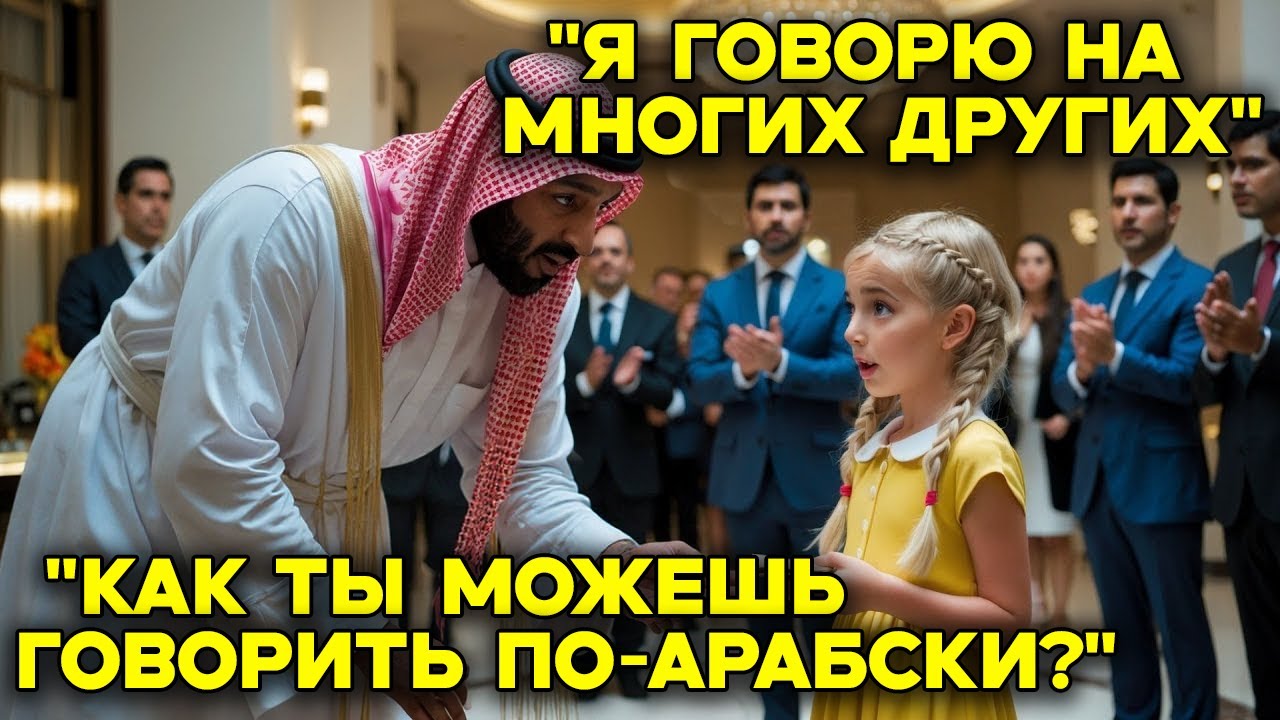 Разъярённый Арабский Миллионер Уже Собирался Уйти, Пока Дочь Дворника Не Заговорила Свободно На...