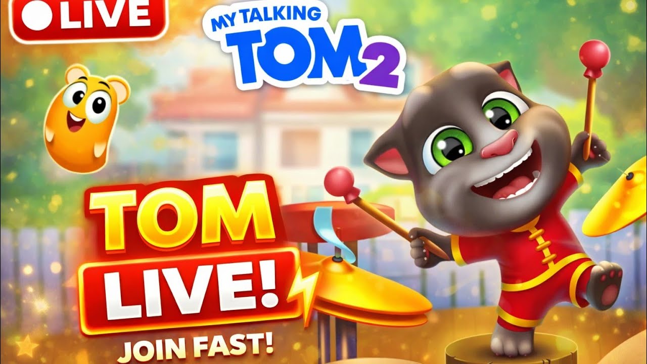 LIVE 🔴 Talking Tom 2 Gameplay | Non Stop Fun 🎮