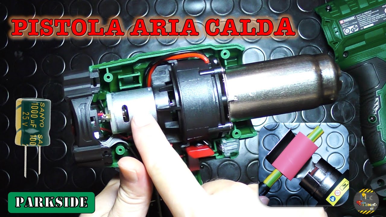 PARKSIDE pistola termica ricaricabile lidl 20v PHLGA20LIC2 TEST e RECENSIONE
