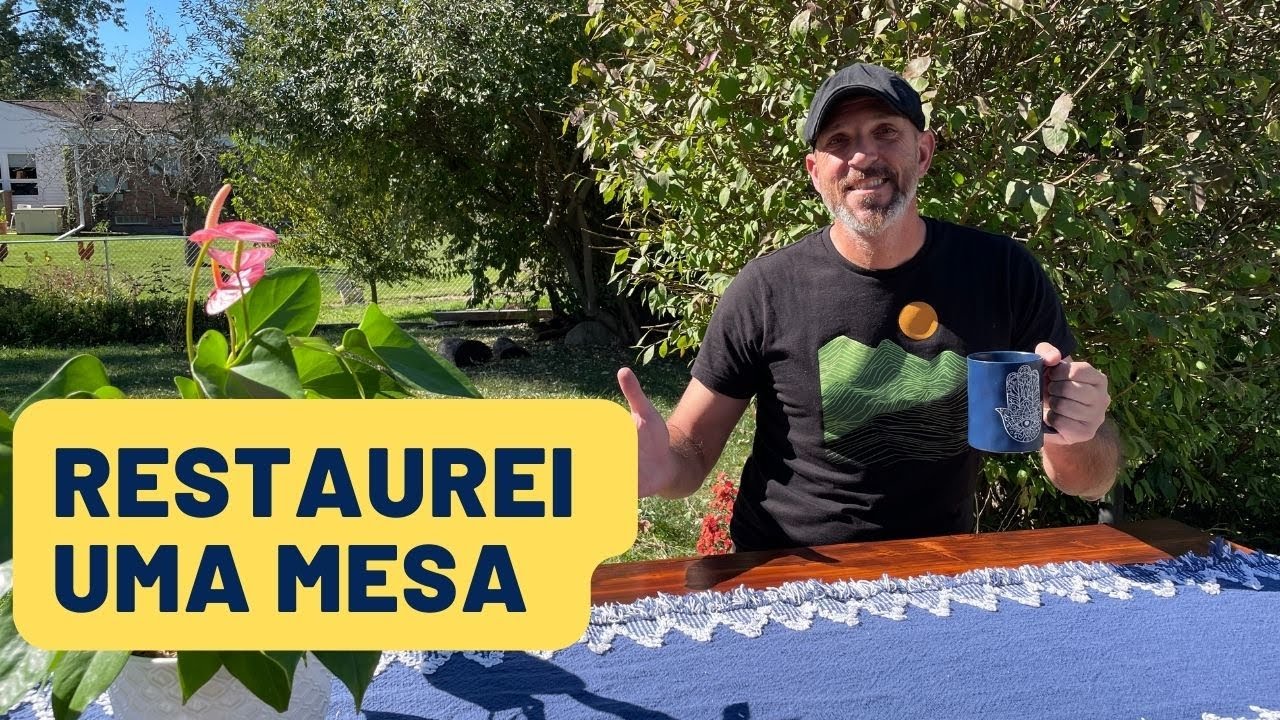 Como Restaurar Mesa de Madeira Passo a Passo