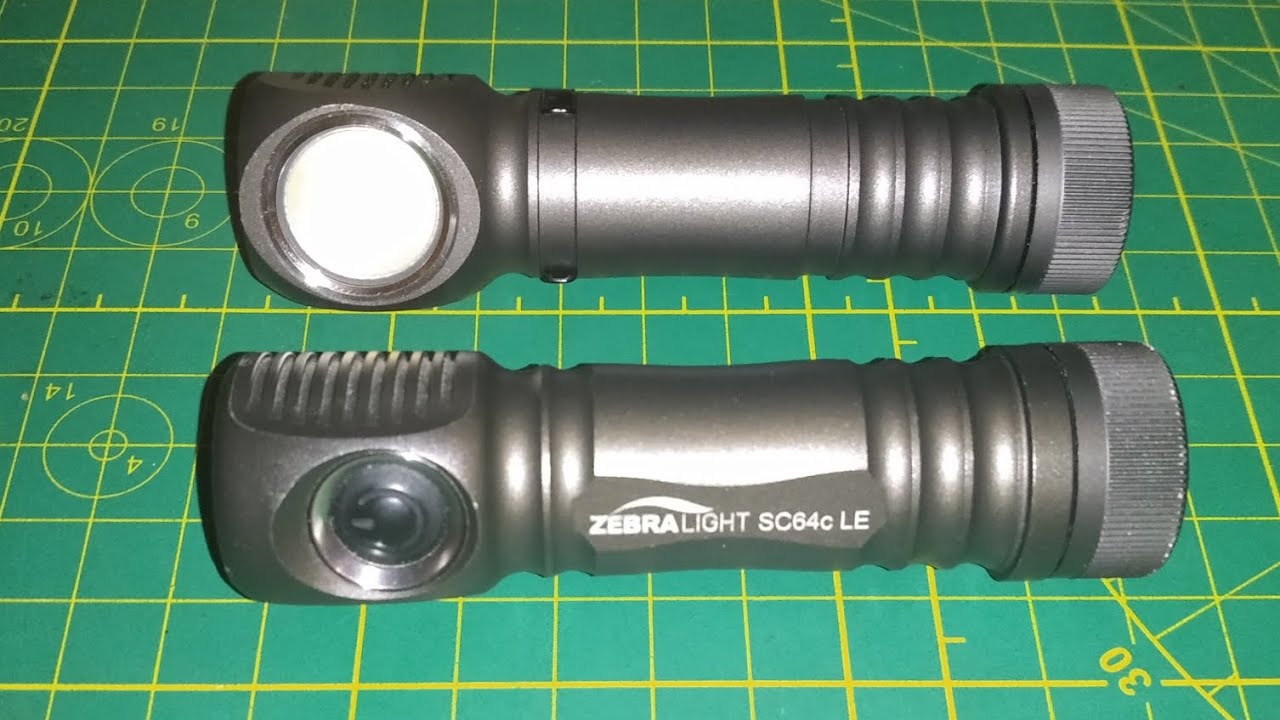 ТОПові ліхтарі на EDC. Zebralight  Фантастична зв'язка ручника SC64c LE + налобника H600Fc Mk IV.