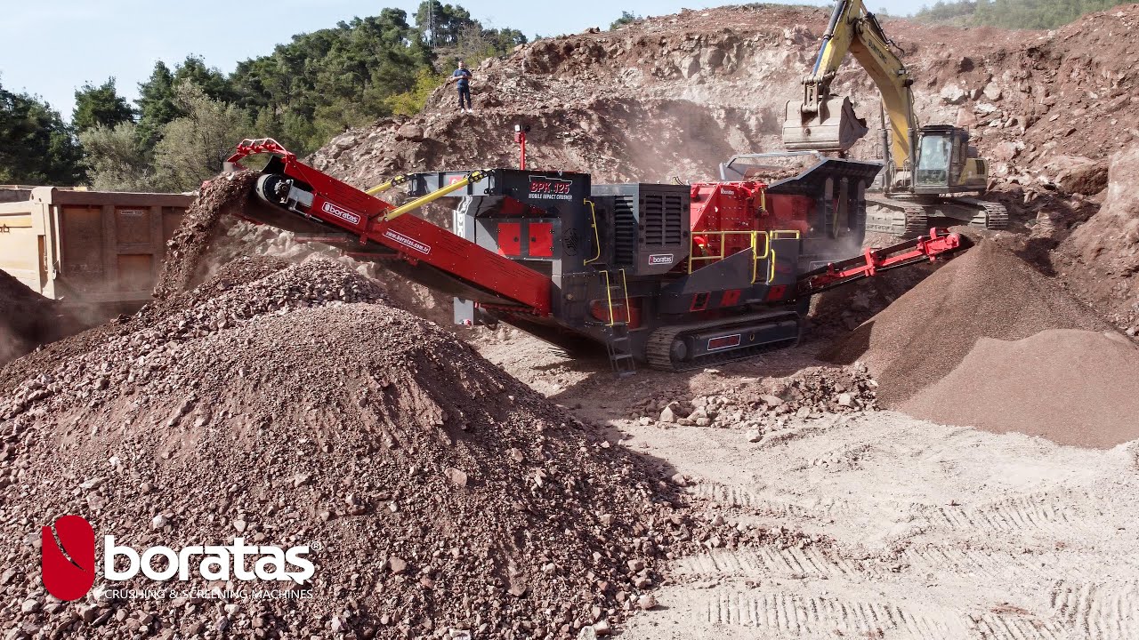 The Boratas Tracked Mobile Impact Crusher BPK125 | Kırma ve Eleme | Konkasör
