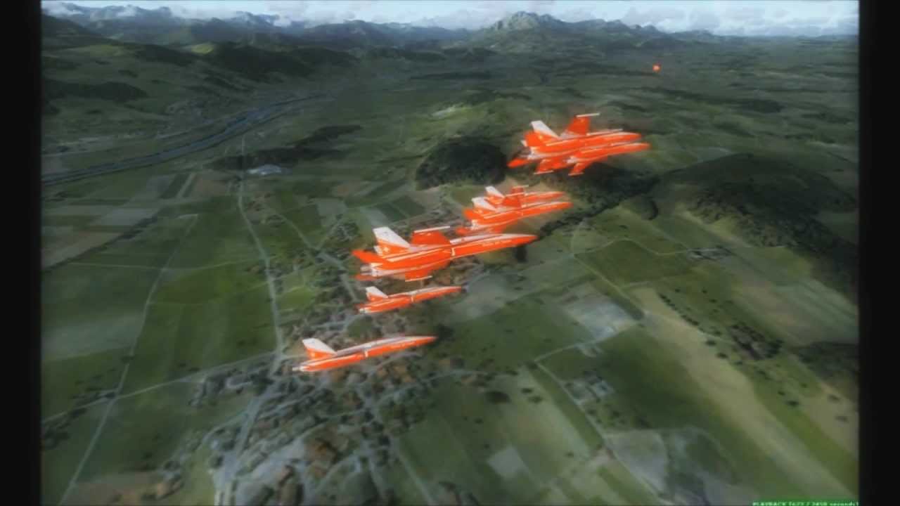 FSX SWISS JET TEAM NEWEST MOVIE SEASON 2011