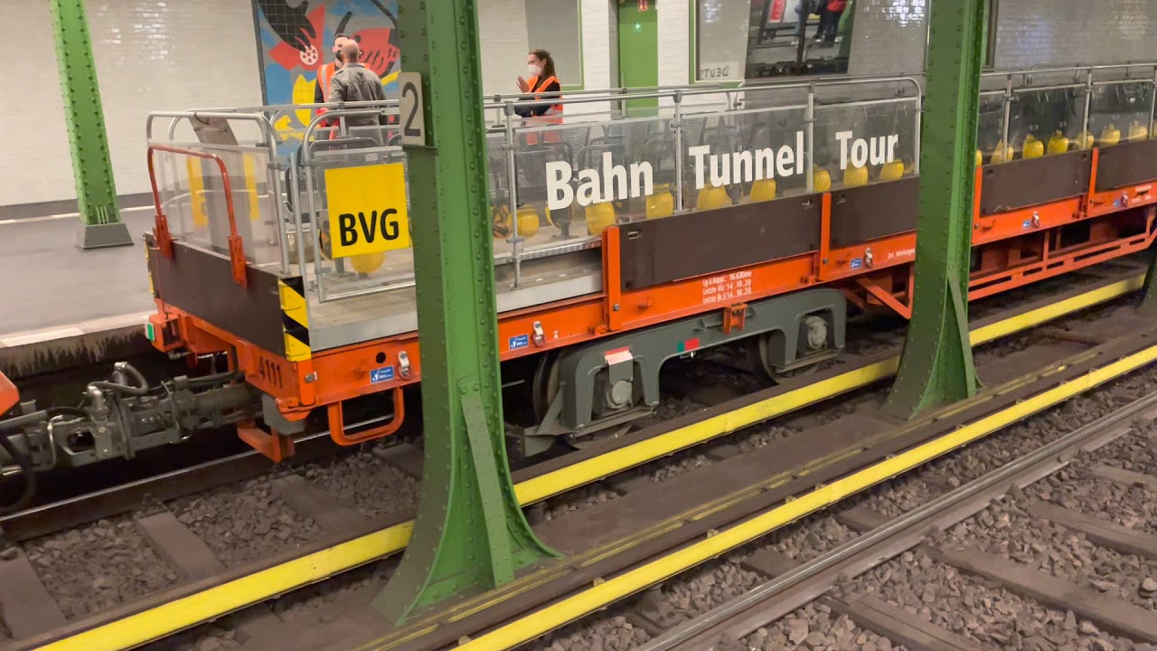 Berlin Subway Underground Convertible Cabrio Train Tunnel Tour , BVG