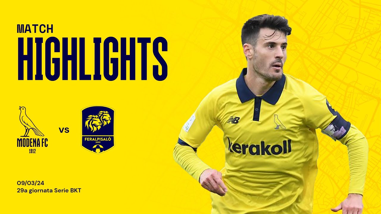 Highlights Serie BKT: Modena - Feralpisalò 2-3