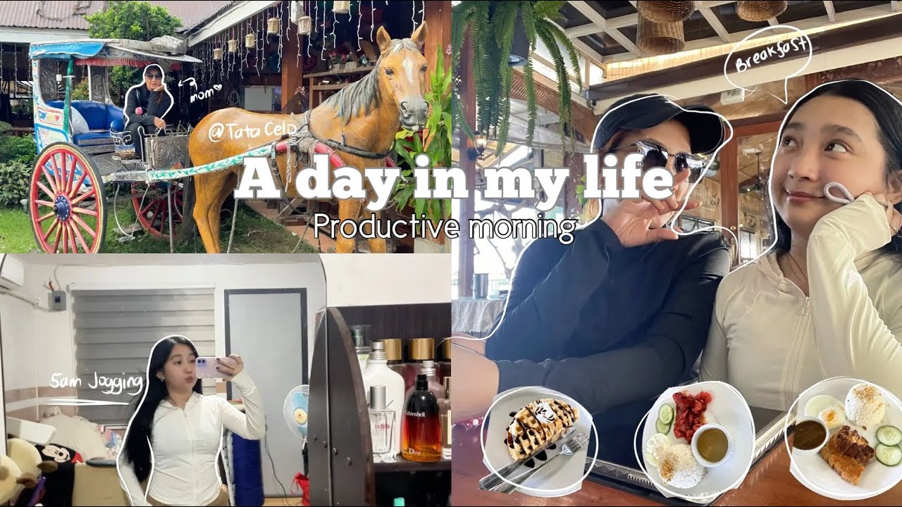 Productive Morning VLOG: Jogging, Breakfast, and Groceries!