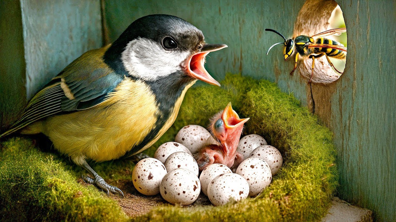 BABY BIRDS HATCHED, BUT THE MOTHER BIRD TOOK ONE AWAY FROM THE NEST