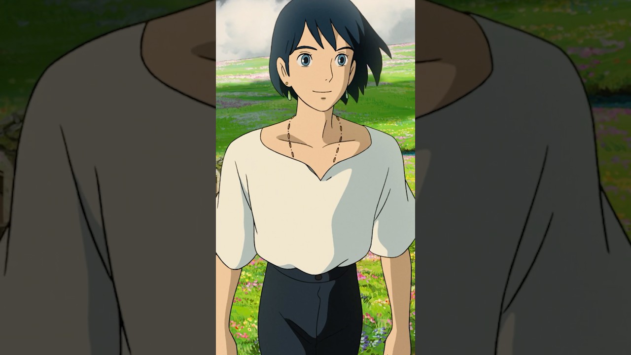 Howl tells Sophie she's beautiful. 💐 #howlsmovingcastle
