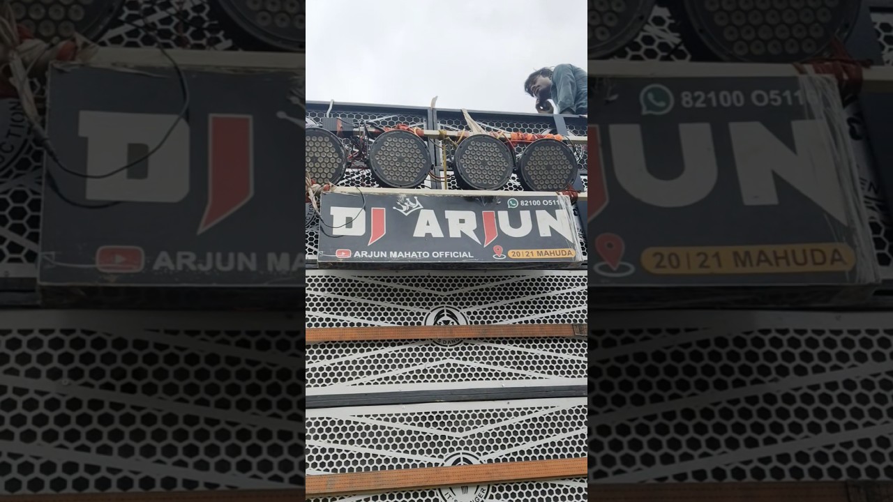 Dj Arjun Production Ready For Competition In Chidkadham !! #djarjun #djsarzenproduction #competition