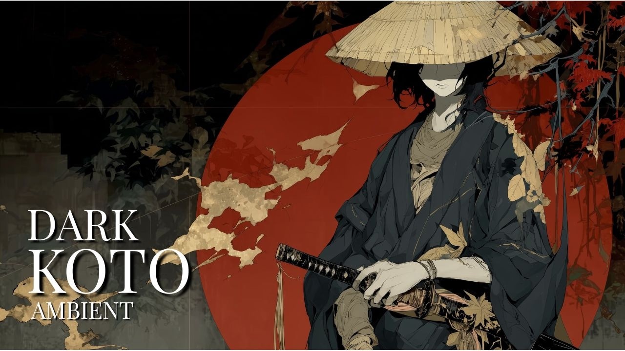 Dark Japanese Ambient | Ritual Koto & Shakuhachi | 紅月の侍
