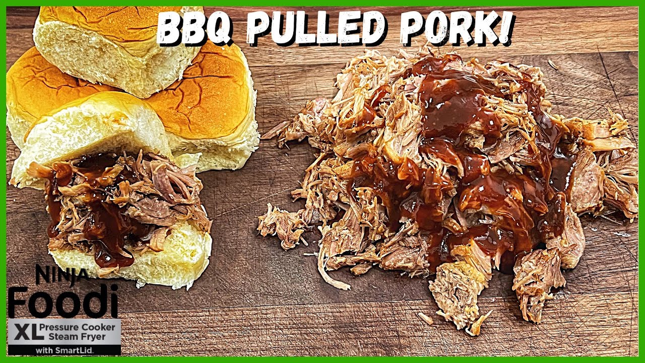 BBQ PULLED PORK IN THE NINJA FOODI 14 in 1 XL PRESSURE COOKER!