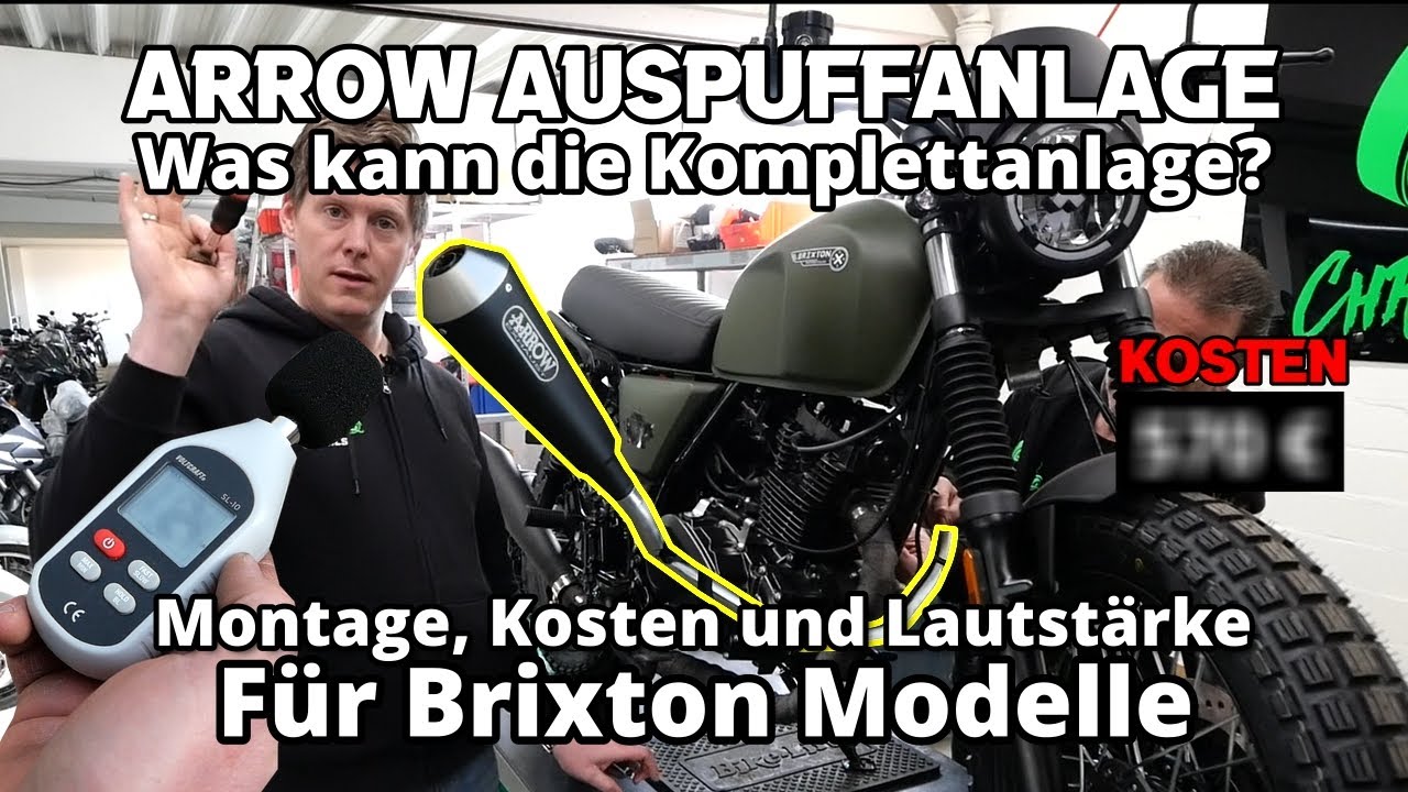 Arrow Komplettanlage | Brixton Zubehör | Montage | Kosten | Soundcheck mit dB Angabe [DE HD]