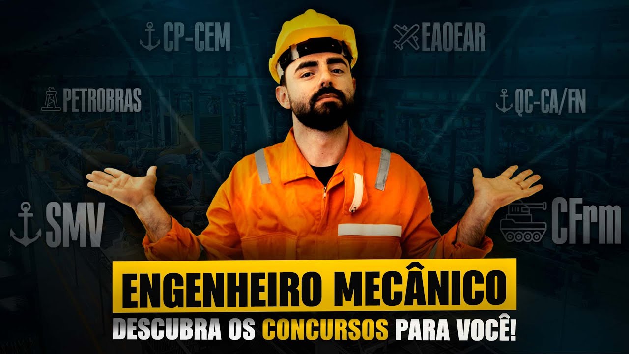 QUAIS CONCURSOS UM ENGENHEIRO MECÂNICO PODE FAZER?