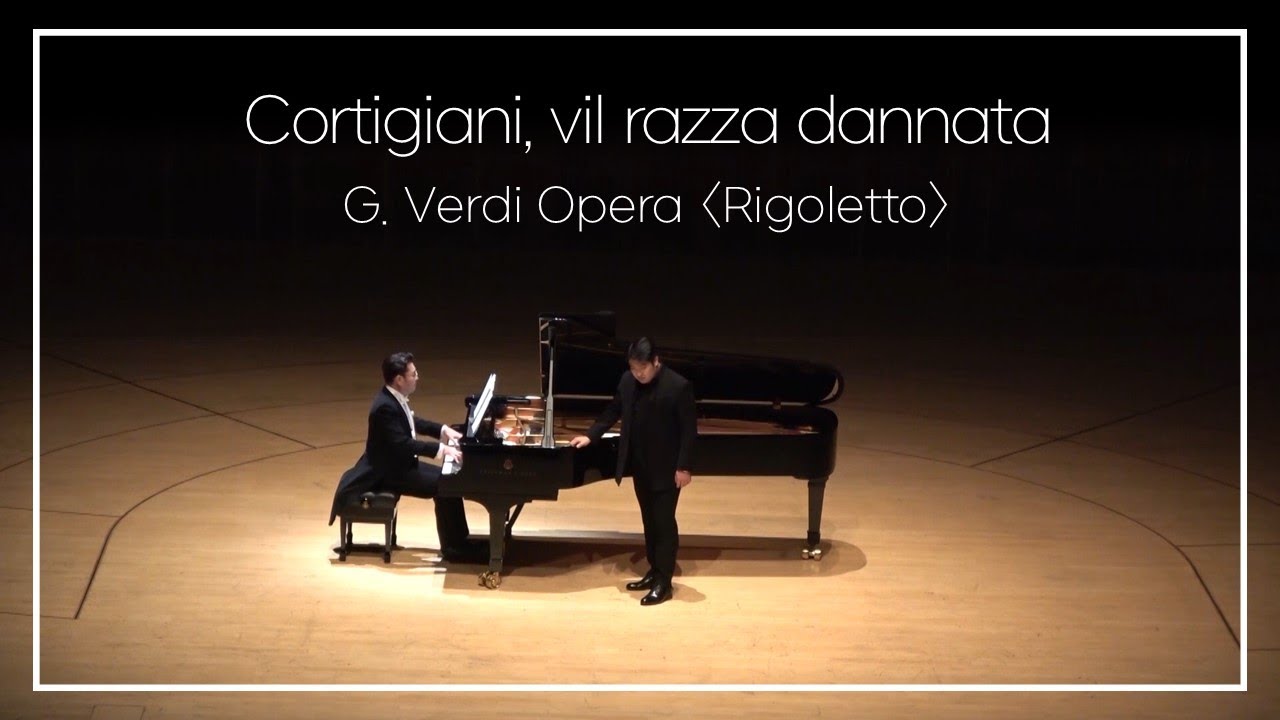 바리톤 김기훈 - 'Cortigiani, vil razza dannata' From Opera 'Rigoletto'