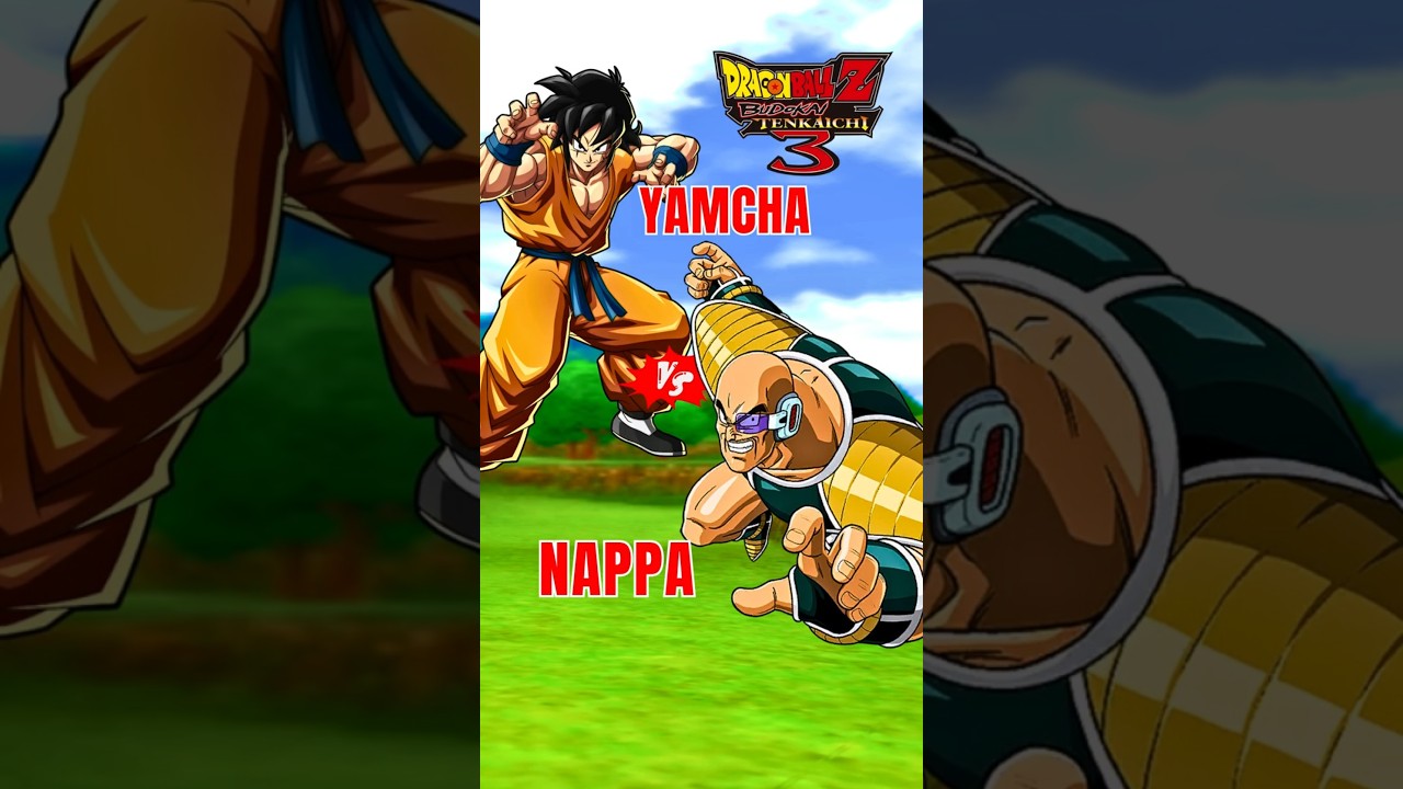 NAPPA VS YAMCHA (COM VS COM) - DBZ BT3 60fps #dragonball