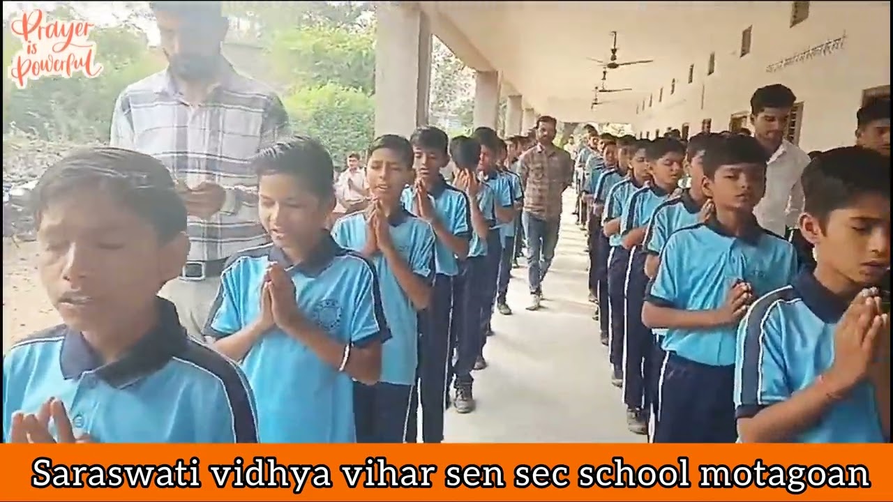 Tum hi ho mata pita tumhi ho । Prayer assembly।@svvsmotagoan #prayer #school #viralvideo