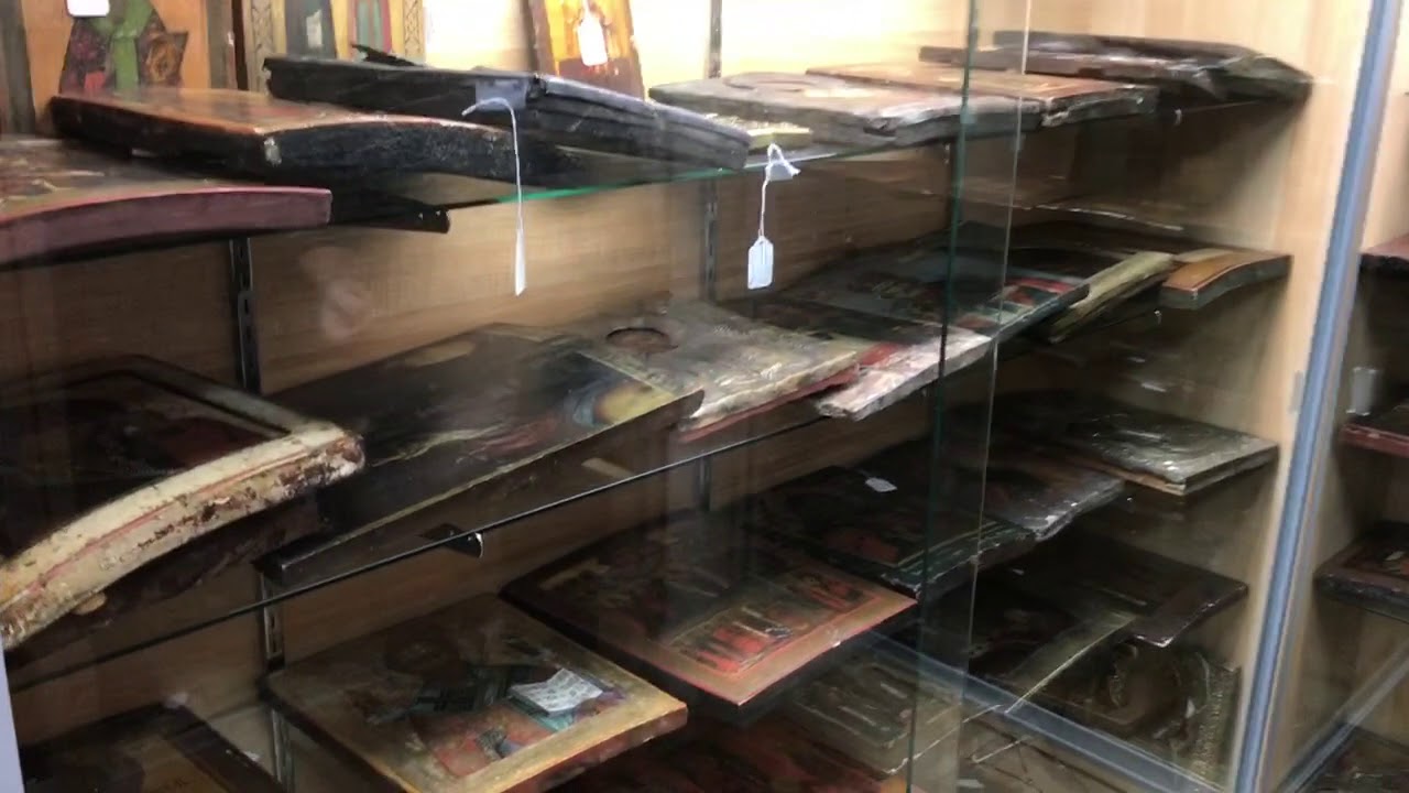 Large Eastern Orthodox Icon Collection at Gannons Antiques and Art