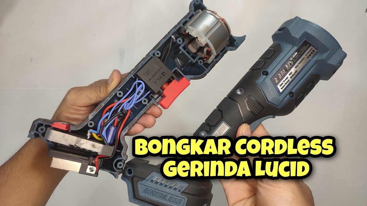 Keren!! Bongkar Gerinda Cordless Lucid Brushless 20v LXT