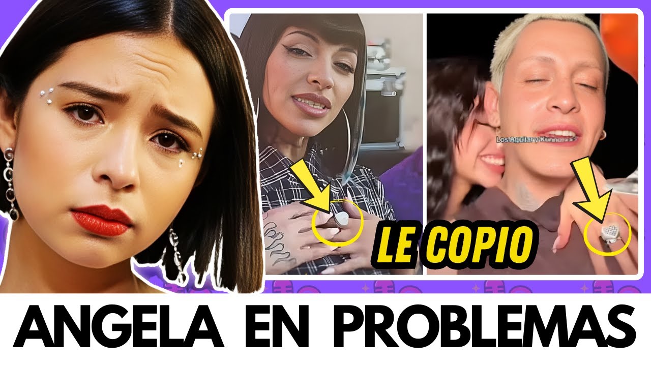 POLÉMICA TOTAL: ÁNGELA AGUILAR COPIA EL ANILLO DE CAZZU Y LA DESTROZAN EN REDES