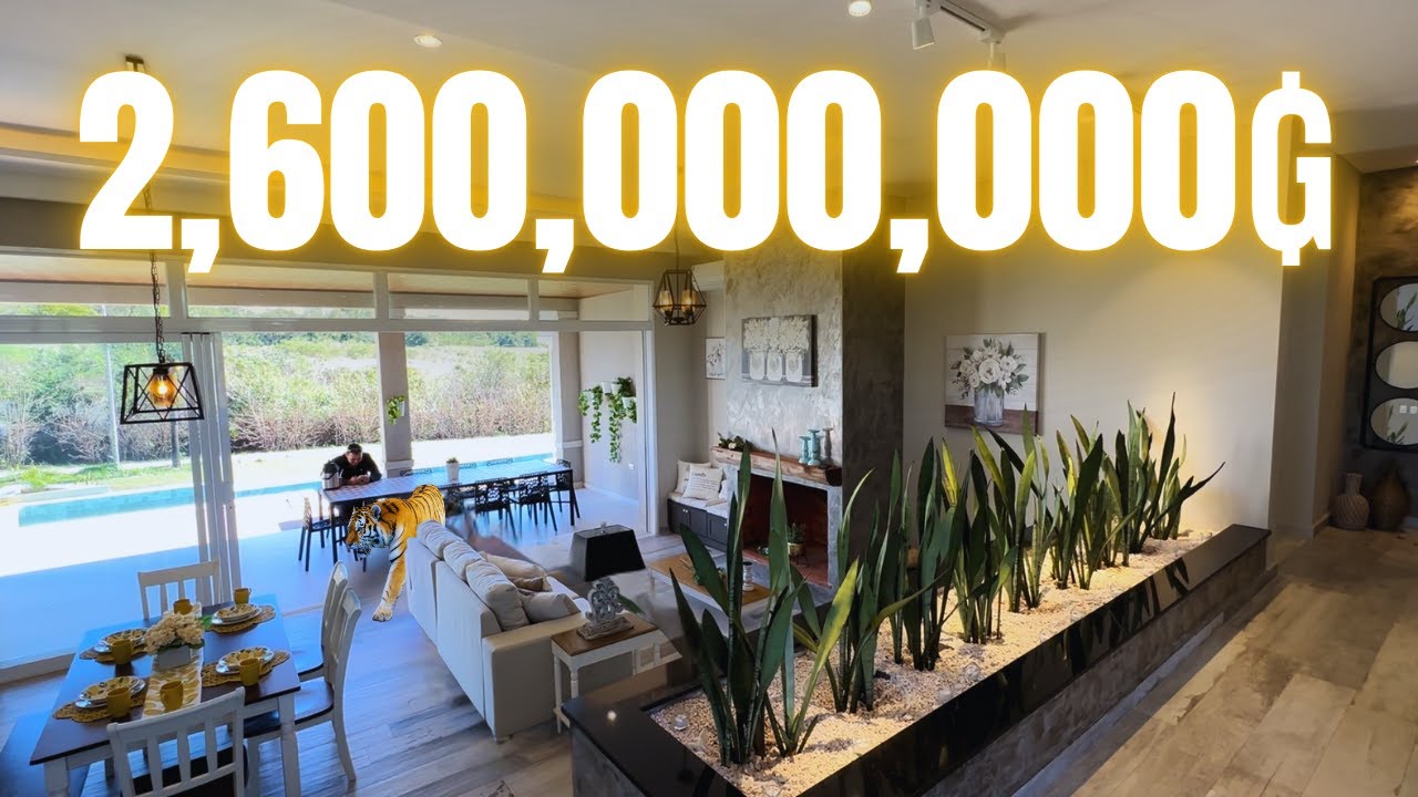 EXTRAVAGANTE HOGAR!: CONDOMINIO AGUAVISTA, PROPIEDAD UNICA VALUADA EN 2,600,000,000₲