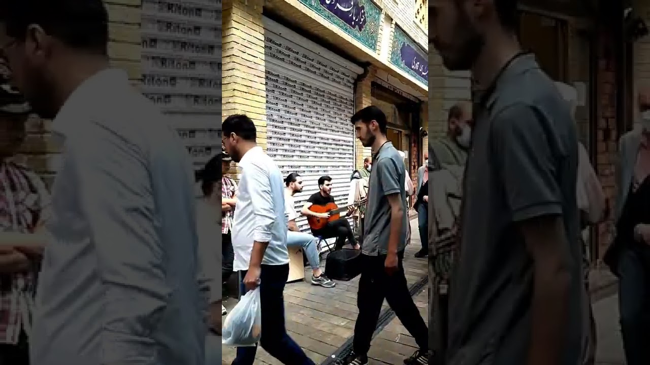 Walking tour - Walking in Tajrish Bazaar in Tehran 2022 - Iran Tehran - Street music