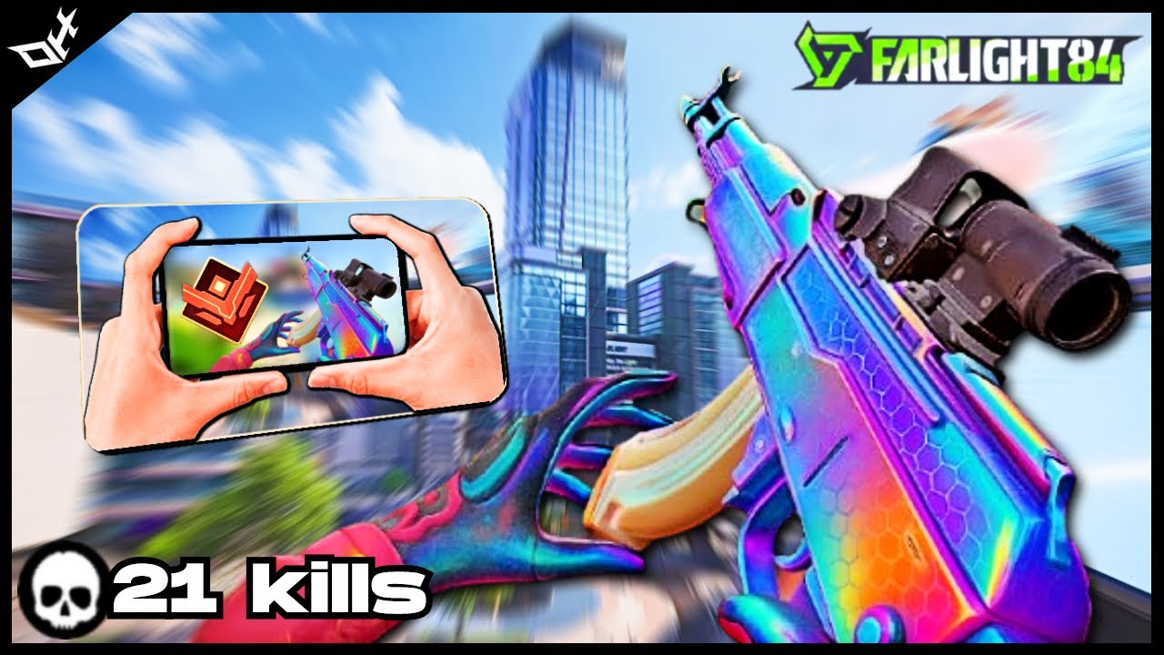 Farlight 84 - Ak-77 Zero Recoil Sprays 21 kills Legend Ranked Lobby | Pro Handcam Gameplay