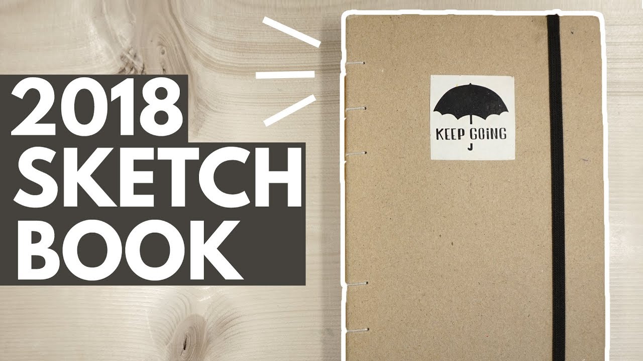 Homemade Sketchbook Tour // 2018