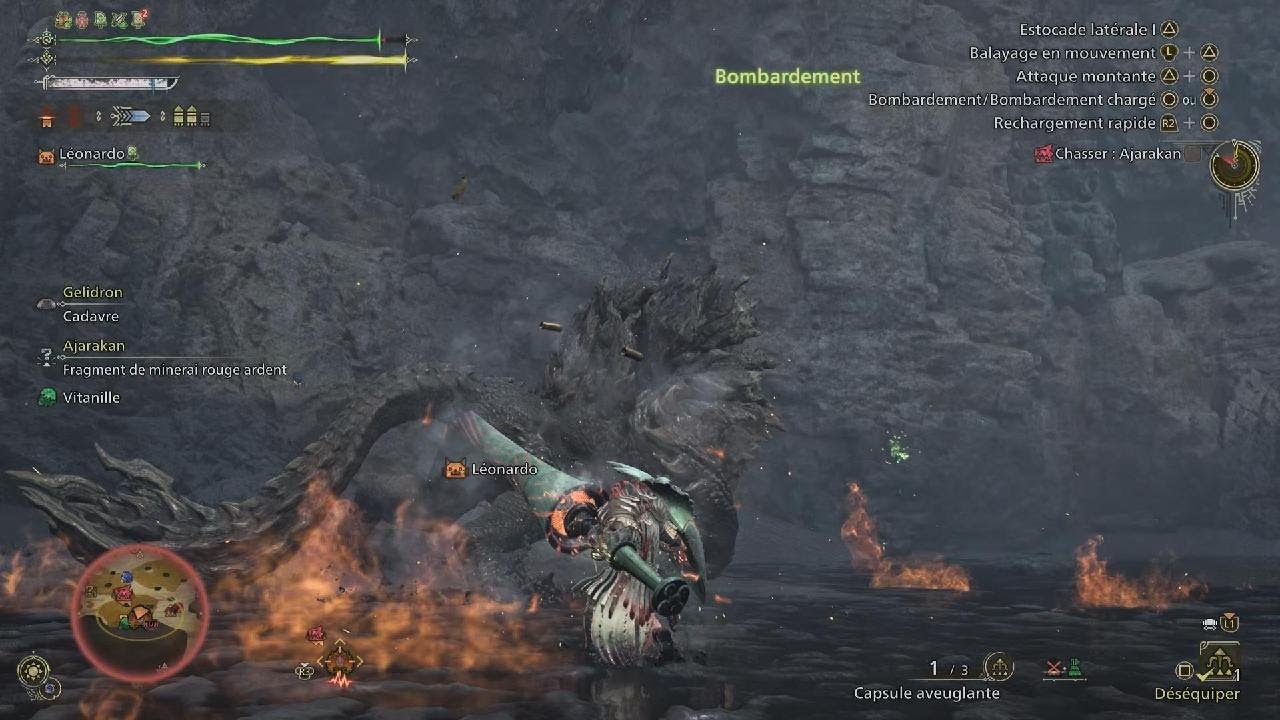 Lancecanon vs Ajarakan - MH Wilds Gameplay🔥