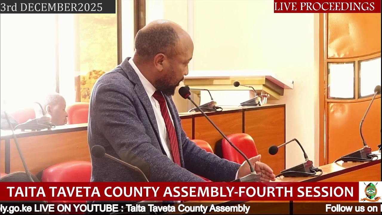 TAITA TAVETA COUNTY ASSEMBLY LIVE PROCEEDINGS 3RD DECEMBER 2025.