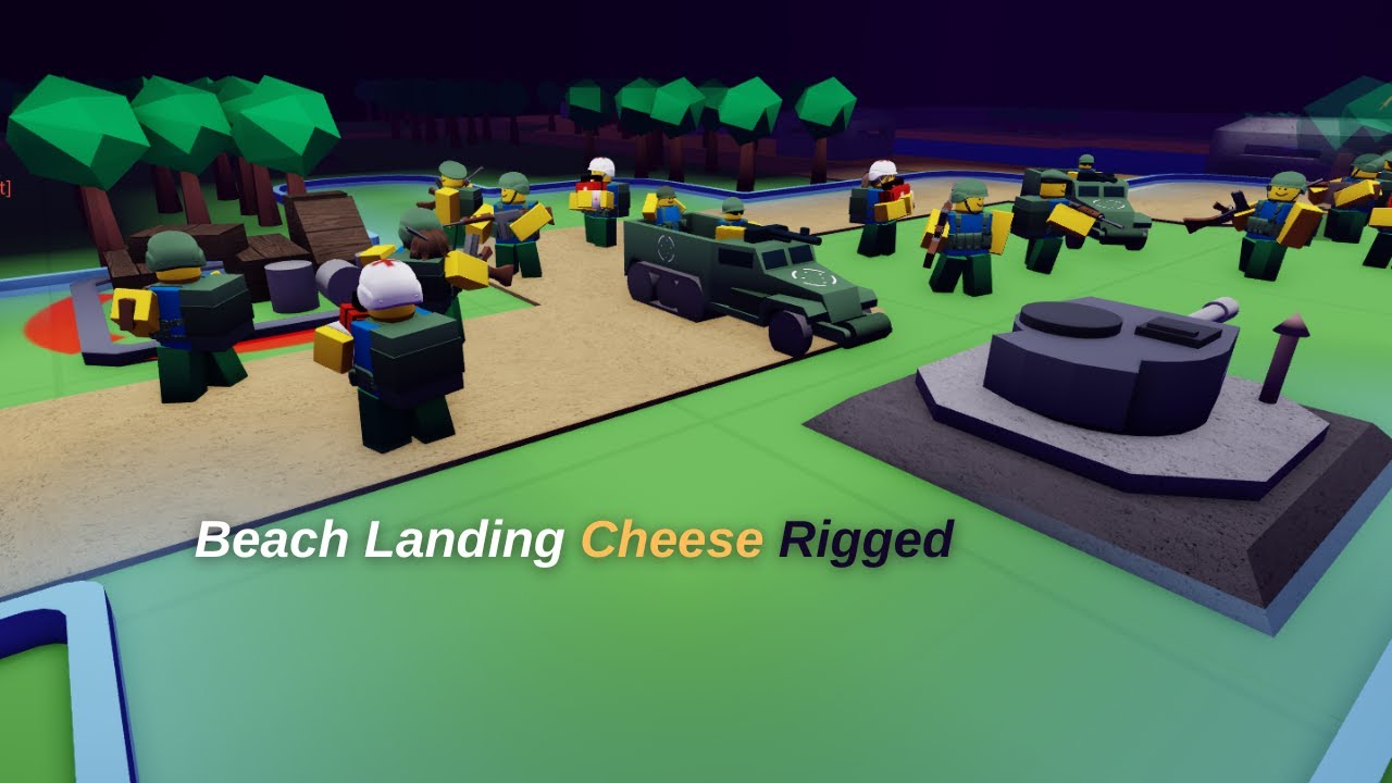 Beach Landing Cheese Without Armed Heli | Simple | Rigged | Solo | Noob in Combats 5.4.1