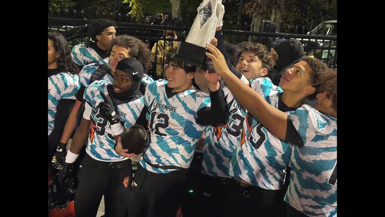 2025 NYCYFL - LBX season, Quarterback Sam Kaplan, 14 years old. 