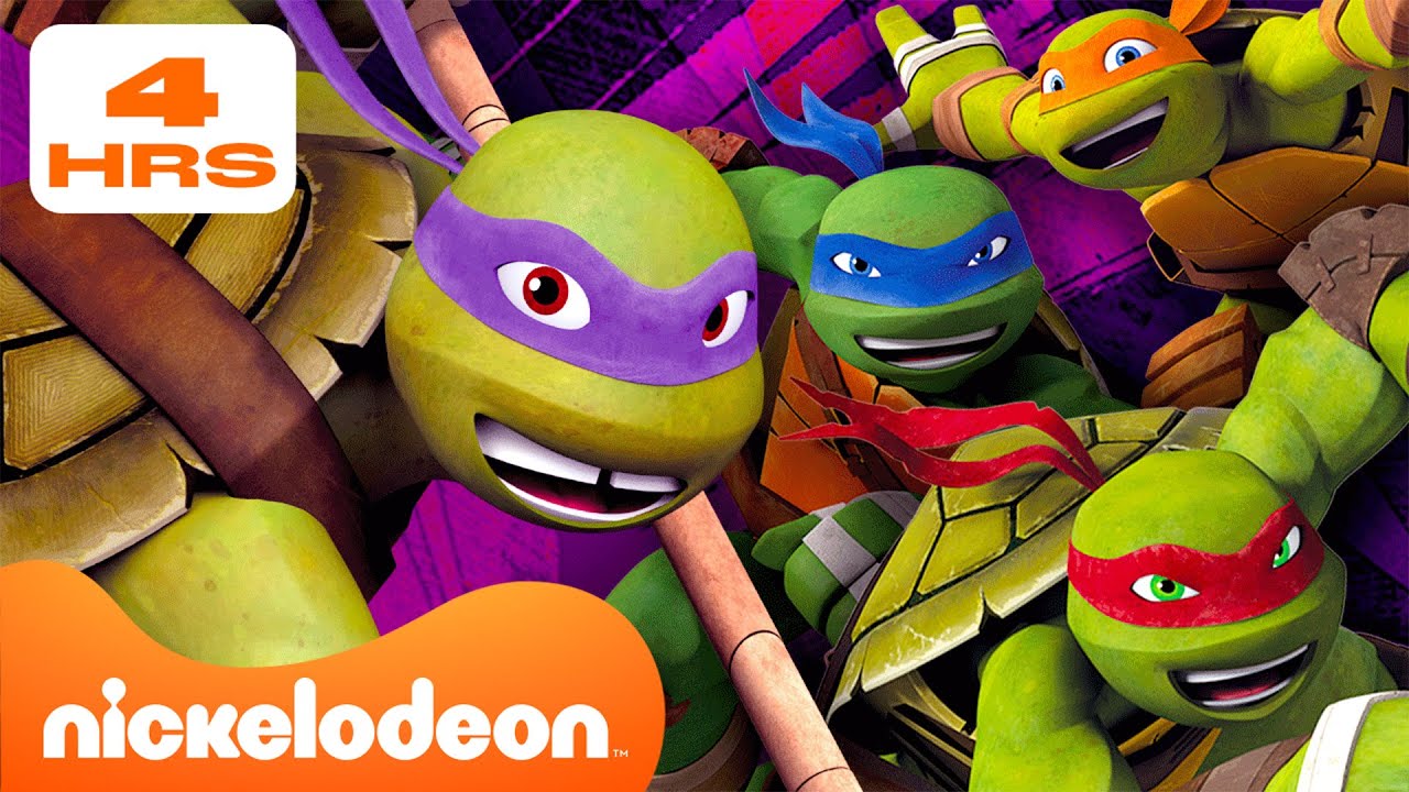 Tartarugas Ninja | Todos os momentos de Donatello das Tartarugas Ninja! 🟣 | MARATONA DE 4 HORAS