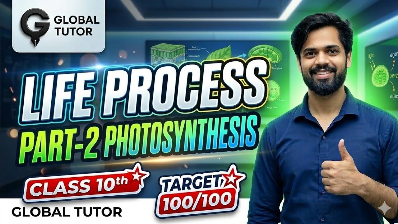 LIFE PROCESS || PART-2 PHOTOSYNTHESIS || SCIENCE CLASS 10TH || BY ABHISHEK SIR