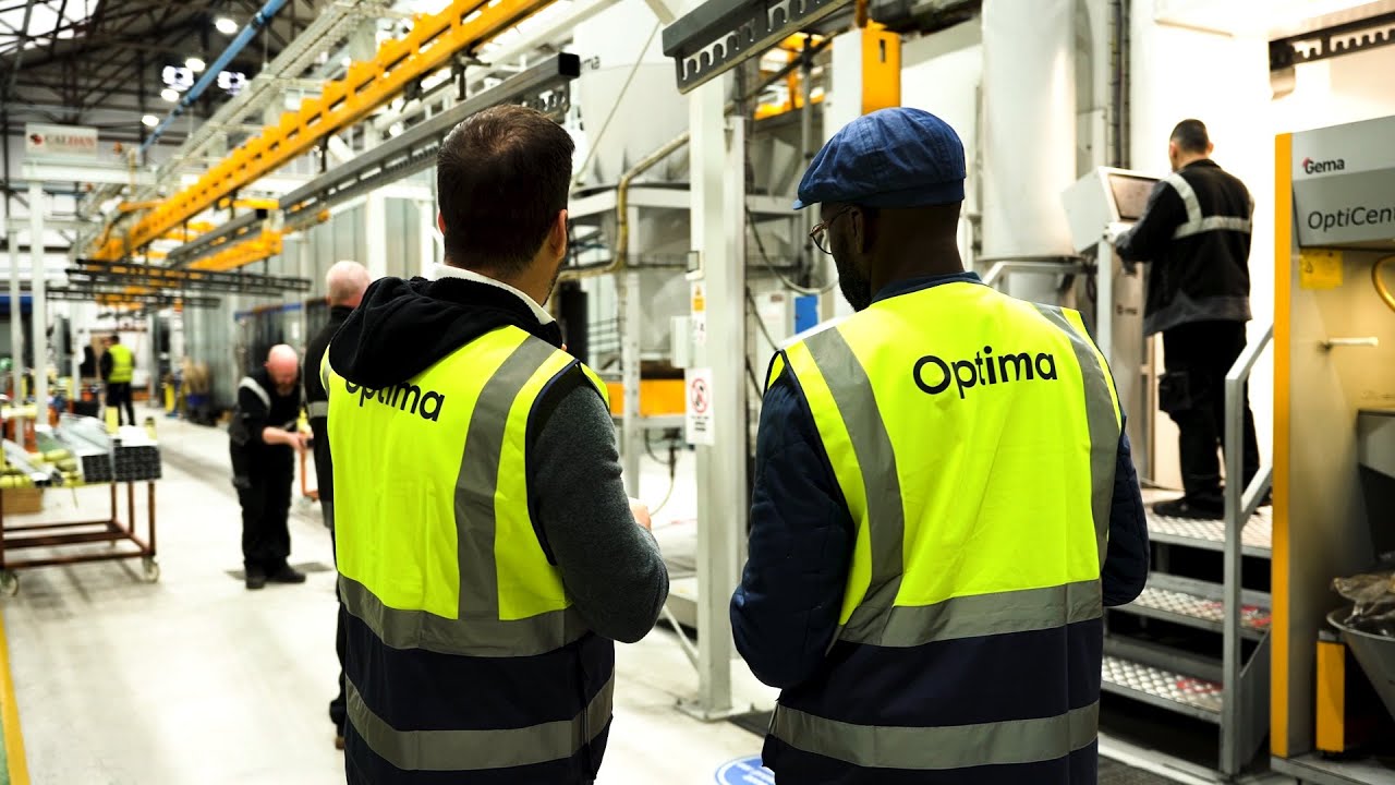 Optima | Powder coat line | Manufacturing facility