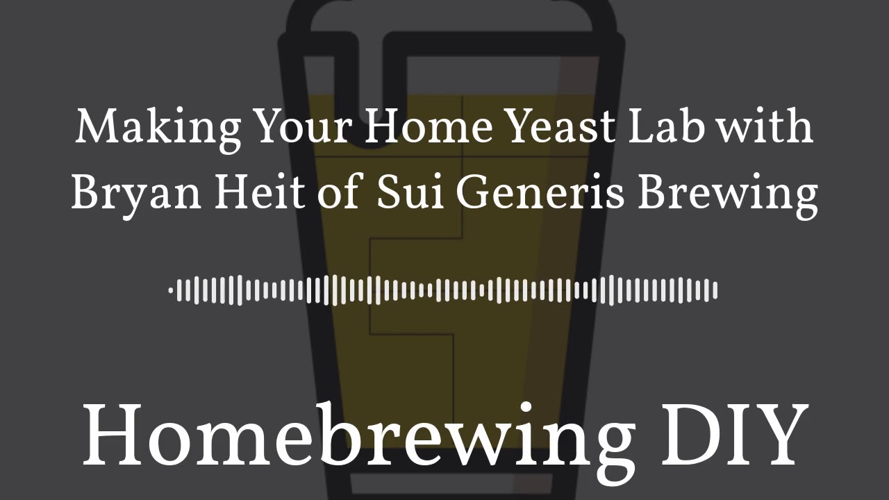 Homebrewing DIY Podcast- Episode 31 - Making Your Home Yeast Lab with Bryan Heit