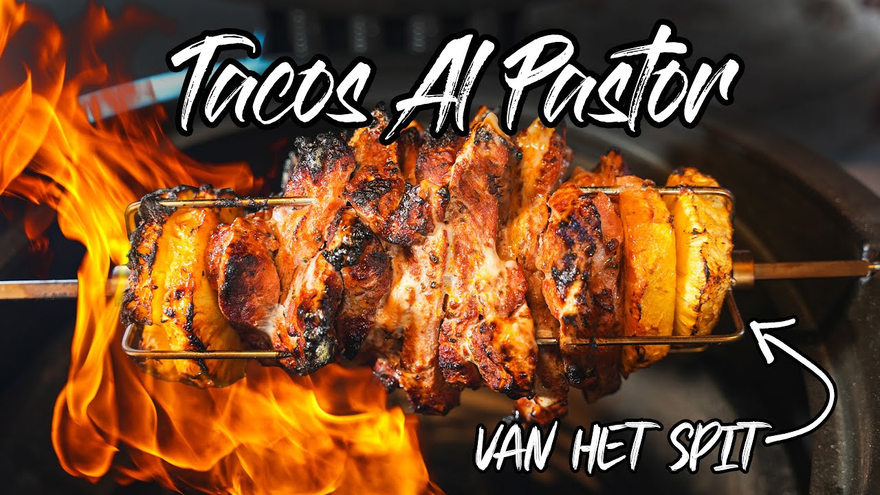 Zo maak je Mexicaanse taco's van het SPIT! 🌮🔥 | #kolenboertje
