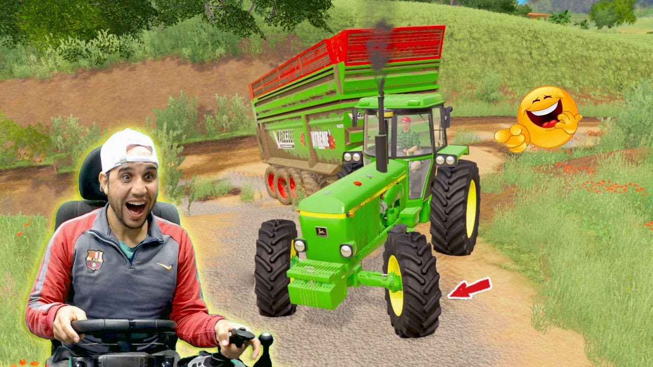🤠محاكي الزراعة #21 تحدي جرار جوندير فى شد مقطوره بوزن 80 طن رهيب لايفوتكم😱🔥