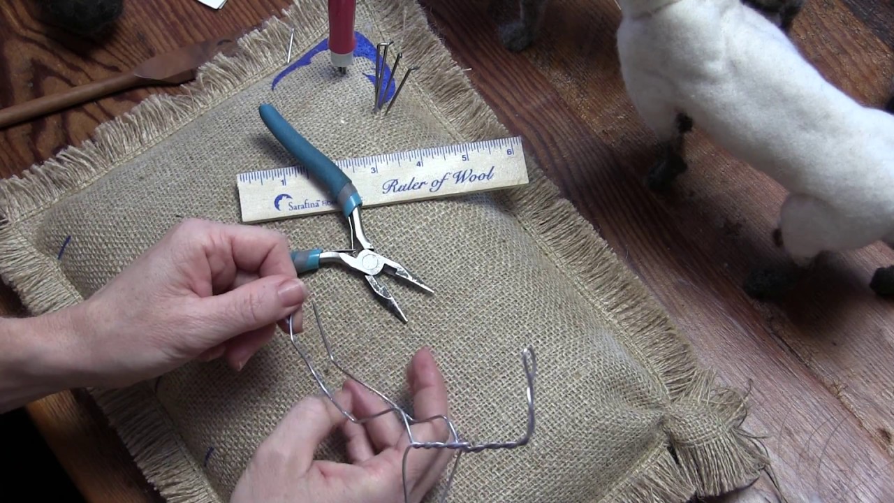 How to Needle Felt Cats Part One:  Intro and Armature