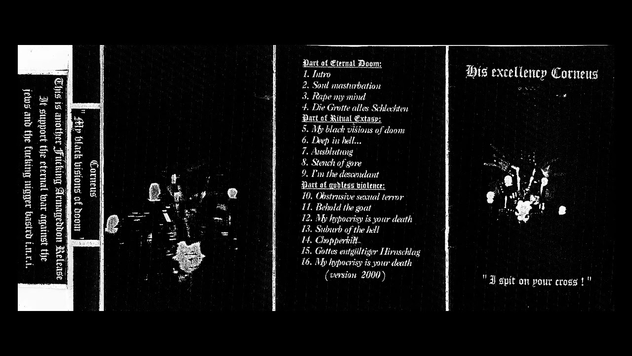 CORNEUS (GER.) MY BLACK VISIONS OF DOOM DEMO 2001