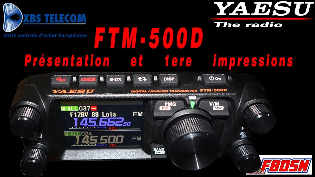 FTM-500D Yaesu Premiére présentation en français et premières impressions #pourtoi #radioamateur