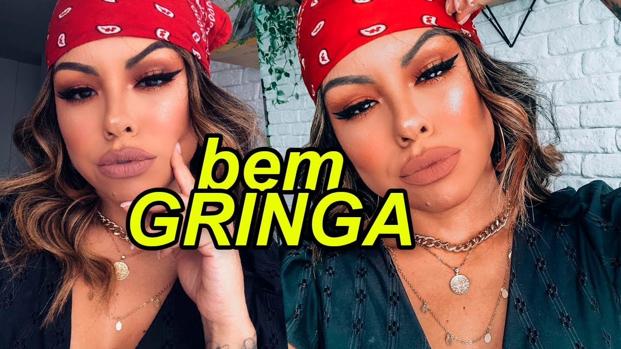MAKE GRINGA com o hype da BANDANA - Por @Nathinog