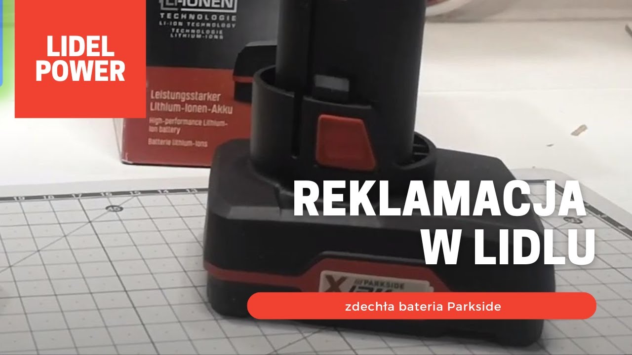 Reklamacja baterii Parkside (i nie tylko baterii)