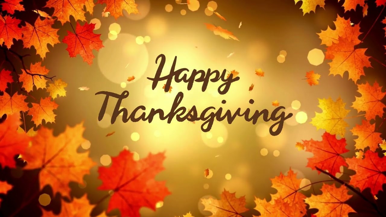Happy Thanksgiving Screensaver - Thanksgiving Screensaver - Thanksgiving Wallpaper - HD - 1HR