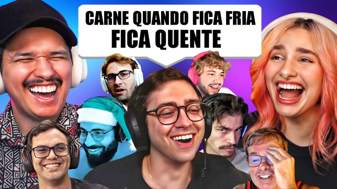 MELHORES MOMENTOS DOS STREAMERS DE 2025!