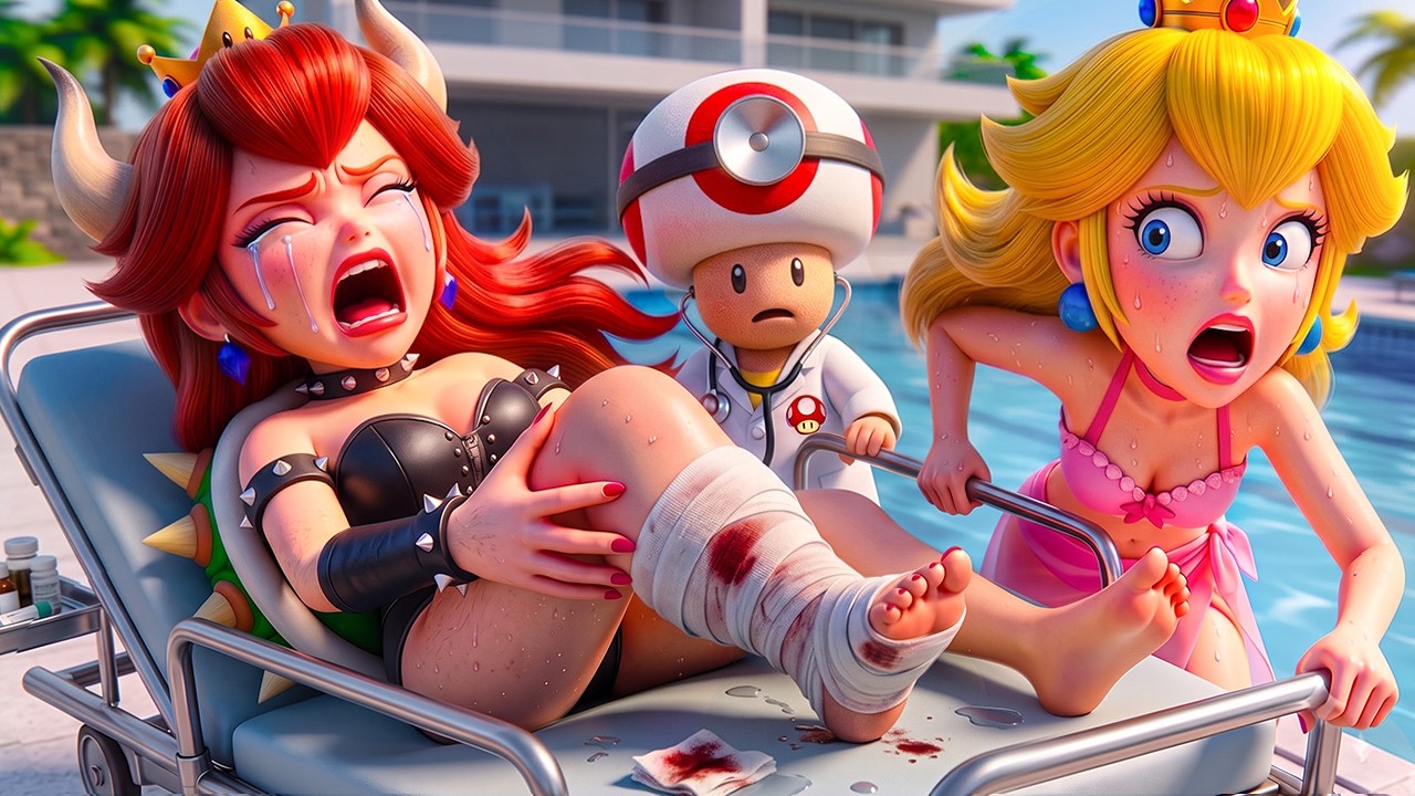 Peach Overcomes Bowsette&rsquo;s Tricks... Then Saves Her Life 😱💊 Super Mario Odyssey Story